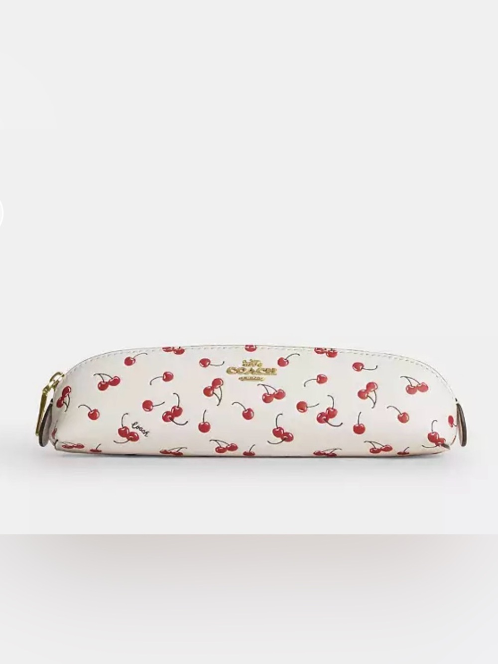 Coach Pencil Case With Cherry Print